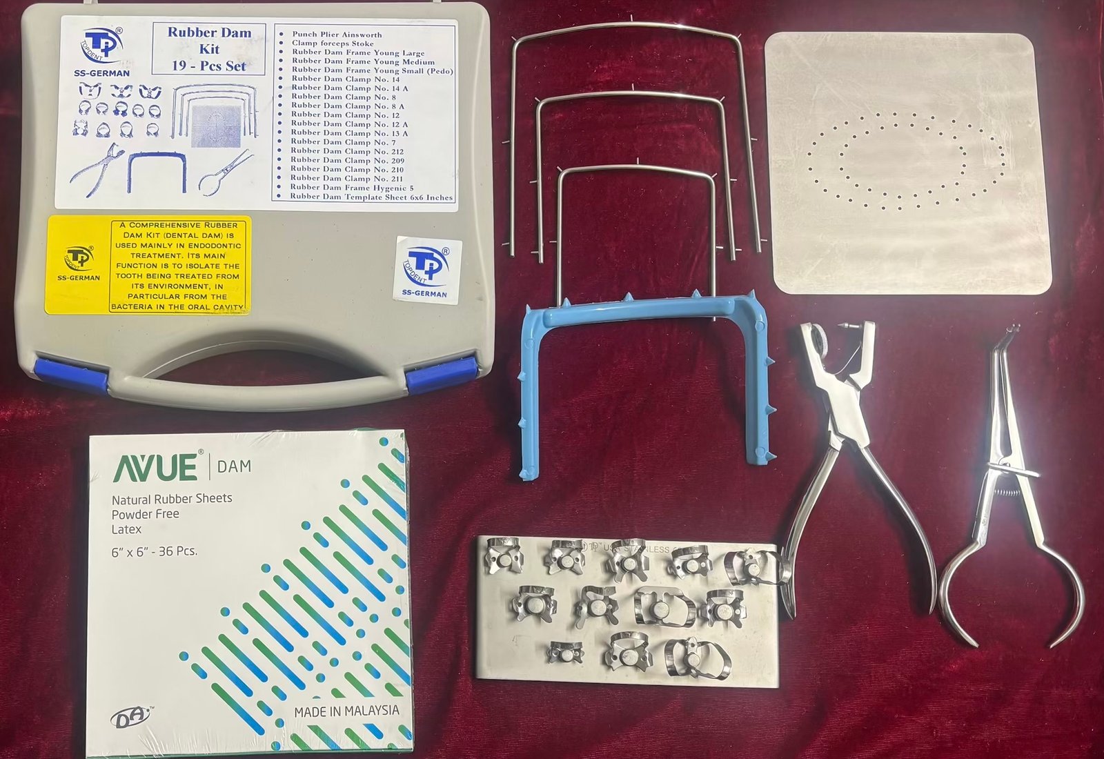 RUBBER DAM KIT COMPLETE