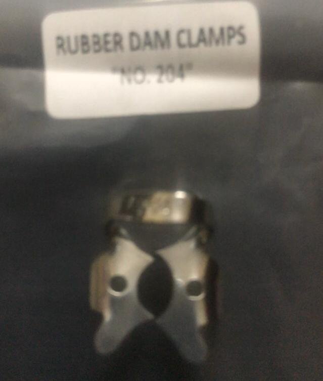 RUBBER DAM CLAMPS NO.204