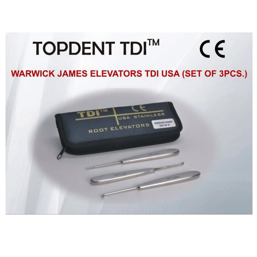 Warwick James Root Elevators Set of 3